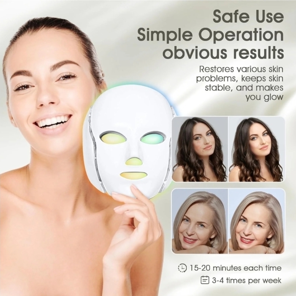 LED Light Therapy Mask with Remote - Picture 5 of 14